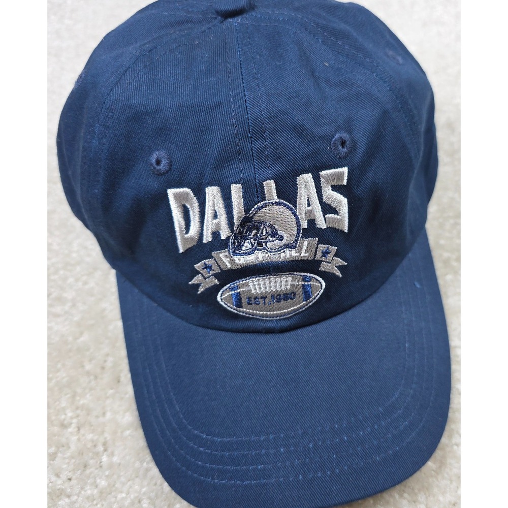 Dallas Cowboys Cap Mens Blue Embroidered Logo Football Adjustable Sports